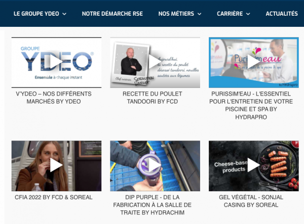 MISE EN LIGNE DES V’YDEOs DU GROUPE ?️ - YDEO
